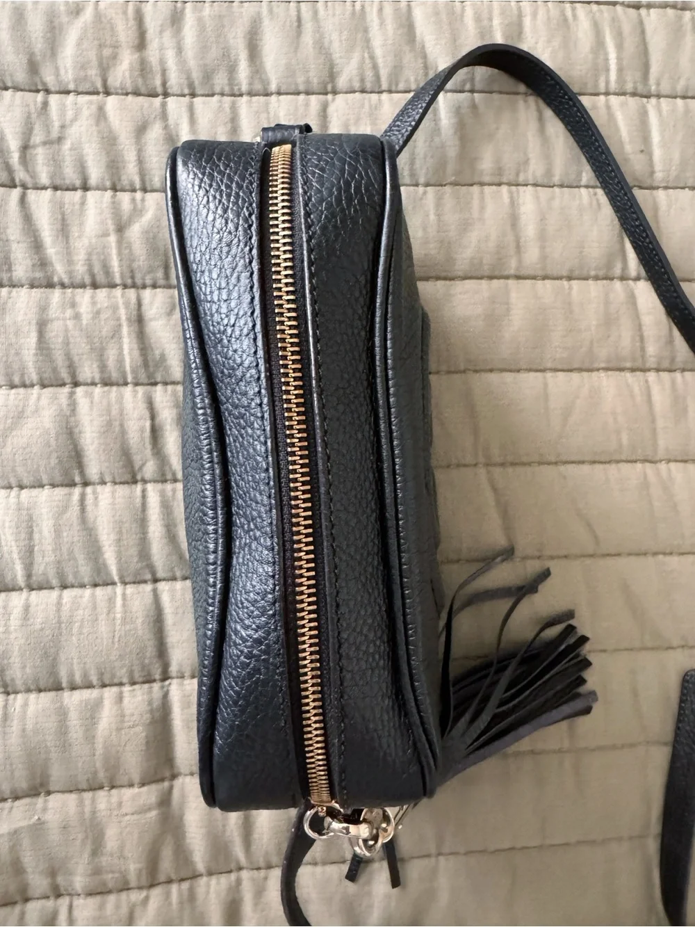 Gucci Black Leather Soho Disco Crossbody